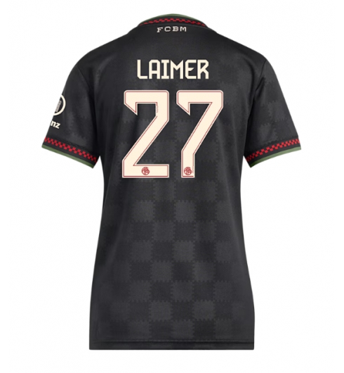 Bayern Munich Konrad Laimer #27 Tredjedrakt Dame 2025-26 Kortermet Bayern Munich Konrad Laimer #27 Tredjedrakt Dame 2025-26 Kortermet