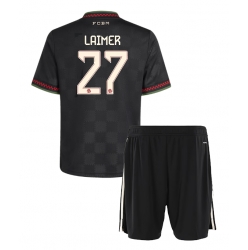 Bayern Munich Konrad Laimer #27 Tredjedraktsett Barn 2025-26 Kortermet (+ Korte bukser)