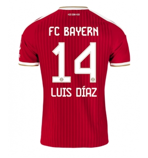 Bayern Munich Luis Diaz #14 Hjemmedrakt 2026-27 Kortermet