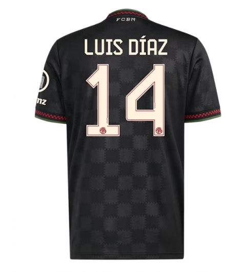 Bayern Munich Luis Diaz #14 Tredjedrakt 2025-26 Kortermet Bayern Munich Luis Diaz #14 Tredjedrakt 2025-26 Kortermet