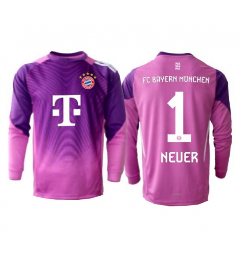 Bayern Munich Manuel Neuer #1 Keeper Tredjedrakt 2025-26 Langermet Bayern Munich Manuel Neuer #1 Keeper Tredjedrakt 2025-26 Langermet