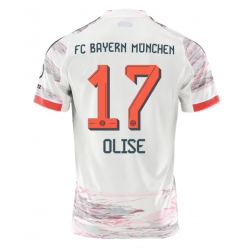 Bayern Munich Michael Olise #17 Bortedrakt 2025-26 Kortermet