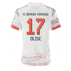 Bayern Munich Michael Olise #17 Bortedrakt Dame 2025-26 Kortermet