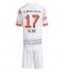 Bayern Munich Michael Olise #17 Bortedraktsett Barn 2025-26 Kortermet (+ Korte bukser)