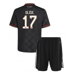 Bayern Munich Michael Olise #17 Tredjedraktsett Barn 2025-26 Kortermet (+ Korte bukser)