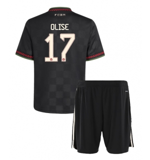 Bayern Munich Michael Olise #17 Tredjedraktsett Barn 2025-26 Kortermet (+ Korte bukser)