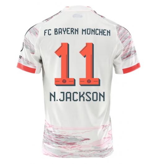 Bayern Munich Nicolas Jackson #11 Bortedrakt 2025-26 Kortermet Bayern Munich Nicolas Jackson #11 Bortedrakt 2025-26 Kortermet