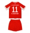 Bayern Munich Nicolas Jackson #11 Hjemmedraktsett Barn 2025-26 Kortermet (+ Korte bukser)