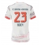 Bayern Munich Sacha Boey #23 Bortedrakt Dame 2025-26 Kortermet Bayern Munich Sacha Boey #23 Bortedrakt Dame 2025-26 Kortermet