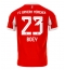 Bayern Munich Sacha Boey #23 Hjemmedrakt 2025-26 Kortermet Bayern Munich Sacha Boey #23 Hjemmedrakt 2025-26 Kortermet