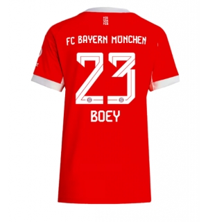 Bayern Munich Sacha Boey #23 Hjemmedrakt Dame 2025-26 Kortermet