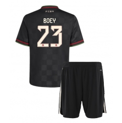 Bayern Munich Sacha Boey #23 Tredjedraktsett Barn 2025-26 Kortermet (+ Korte bukser)