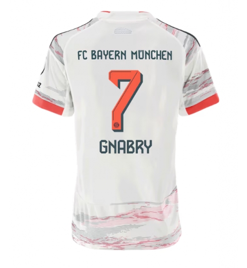 Bayern Munich Serge Gnabry #7 Bortedrakt Dame 2025-26 Kortermet Bayern Munich Serge Gnabry #7 Bortedrakt Dame 2025-26 Kortermet