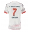 Bayern Munich Serge Gnabry #7 Bortedrakt Dame 2025-26 Kortermet Bayern Munich Serge Gnabry #7 Bortedrakt Dame 2025-26 Kortermet