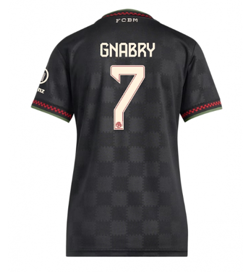 Bayern Munich Serge Gnabry #7 Tredjedrakt Dame 2025-26 Kortermet Bayern Munich Serge Gnabry #7 Tredjedrakt Dame 2025-26 Kortermet