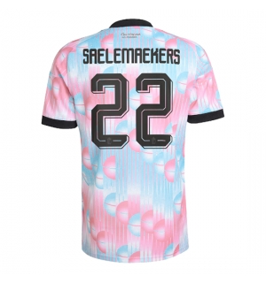 Belgia Alexis Saelemaekers #22 Bortedrakt VM 2026 Kortermet