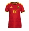 Belgia Alexis Saelemaekers #22 Hjemmedrakt Dame VM 2026 Kortermet Belgia Alexis Saelemaekers #22 Hjemmedrakt Dame VM 2026 Kortermet