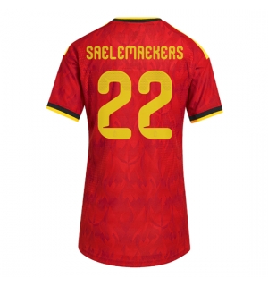 Belgia Alexis Saelemaekers #22 Hjemmedrakt Dame VM 2026 Kortermet