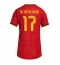 Belgia Charles De Ketelaere #17 Hjemmedrakt Dame VM 2026 Kortermet Belgia Charles De Ketelaere #17 Hjemmedrakt Dame VM 2026 Kortermet