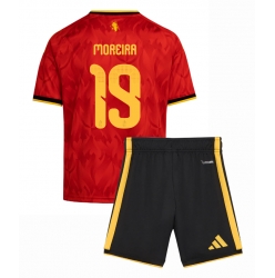 Belgia Diego Moreira #19 Hjemmedraktsett Barn VM 2026 Kortermet (+ Korte bukser)