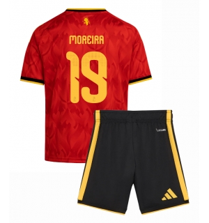 Belgia Diego Moreira #19 Hjemmedraktsett Barn VM 2026 Kortermet (+ Korte bukser)