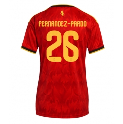 Belgia Matias Fernandez-Pardo #26 Hjemmedrakt Dame VM 2026 Kortermet