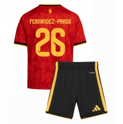 Belgia Matias Fernandez-Pardo #26 Hjemmedraktsett Barn VM 2026 Kortermet (+ Korte bukser)