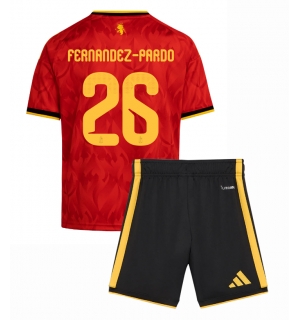 Belgia Matias Fernandez-Pardo #26 Hjemmedraktsett Barn VM 2026 Kortermet (+ Korte bukser)