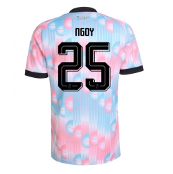 Belgia Nathan Ngoy #25 Bortedrakt VM 2026 Kortermet