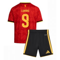 Belgia Romelu Lukaku #9 Hjemmedraktsett Barn VM 2026 Kortermet (+ Korte bukser)