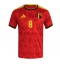 Belgia Youri Tielemans #8 Hjemmedrakt VM 2026 Kortermet