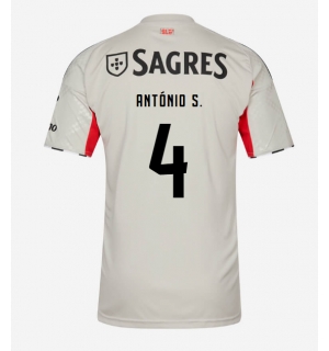 Benfica Antonio Silva #4 Bortedrakt 2025-26 Kortermet