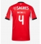 Benfica Antonio Silva #4 Hjemmedrakt 2025-26 Kortermet