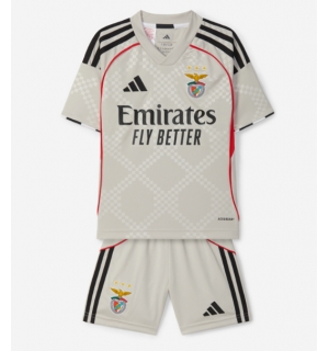 Benfica Bortedraktsett Barn 2025-26 Kortermet (+ Korte bukser)