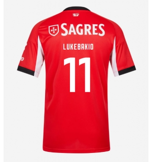Benfica Dodi Lukebakio #11 Hjemmedrakt 2025-26 Kortermet