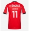 Benfica Dodi Lukebakio #11 Hjemmedrakt 2025-26 Kortermet