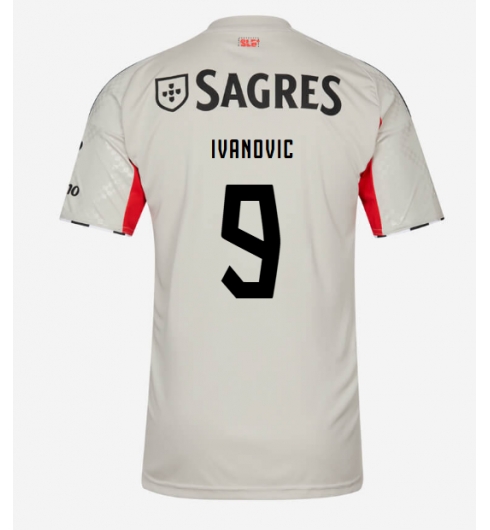 Benfica Franjo Ivanovic #9 Bortedrakt 2025-26 Kortermet Benfica Franjo Ivanovic #9 Bortedrakt 2025-26 Kortermet