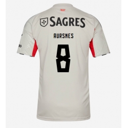 Benfica Fredrik Aursnes #8 Bortedrakt 2025-26 Kortermet