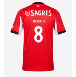 Benfica Fredrik Aursnes #8 Hjemmedrakt 2025-26 Kortermet