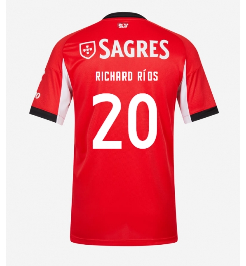 Benfica Richard Rios #20 Hjemmedrakt 2025-26 Kortermet Benfica Richard Rios #20 Hjemmedrakt 2025-26 Kortermet