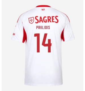 Benfica Vangelis Pavlidis #14 Tredjedrakt 2025-26 Kortermet