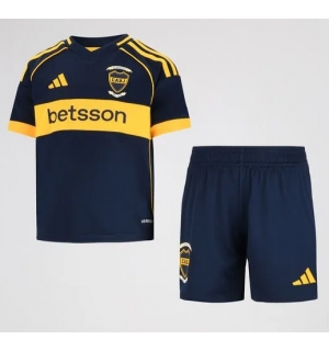 Boca Juniors Hjemmedraktsett Barn 2025-26 Kortermet (+ Korte bukser)
