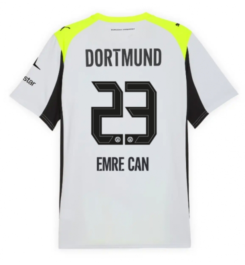 Borussia Dortmund Emre Can #23 Bortedrakt 2025-26 Kortermet Borussia Dortmund Emre Can #23 Bortedrakt 2025-26 Kortermet