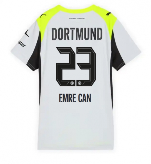 Borussia Dortmund Emre Can #23 Bortedrakt Dame 2025-26 Kortermet Borussia Dortmund Emre Can #23 Bortedrakt Dame 2025-26 Kortermet