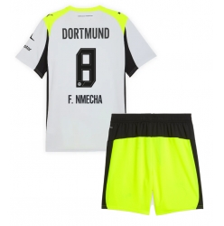 Borussia Dortmund Felix Nmecha #8 Bortedraktsett Barn 2025-26 Kortermet (+ Korte bukser)