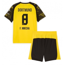Borussia Dortmund Felix Nmecha #8 Hjemmedraktsett Barn 2025-26 Kortermet (+ Korte bukser)