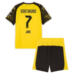 Borussia Dortmund Jobe Bellingham #7 Hjemmedraktsett Barn 2025-26 Kortermet (+ Korte bukser)