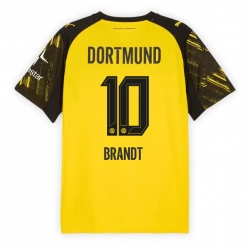Borussia Dortmund Julian Brandt #10 Hjemmedrakt 2025-26 Kortermet