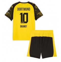 Borussia Dortmund Julian Brandt #10 Hjemmedraktsett Barn 2025-26 Kortermet (+ Korte bukser)