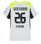 Borussia Dortmund Julian Ryerson #26 Bortedrakt Dame 2025-26 Kortermet Borussia Dortmund Julian Ryerson #26 Bortedrakt Dame 2025-26 Kortermet